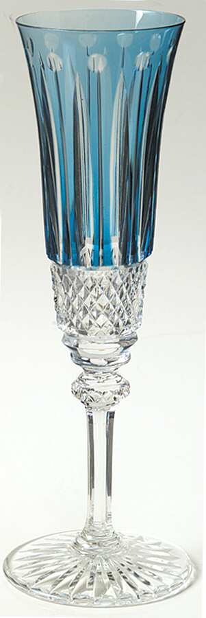 Tommy Sky Blue Fluted Champagne by St Louis-1