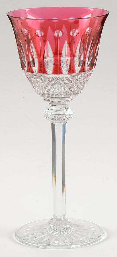 Tommy Red Water Goblet by St Louis-1