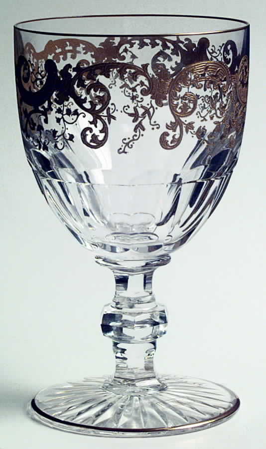 Trianon Gold Water Goblet by St Louis-1