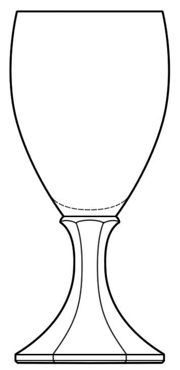 Ville D'Avray Water Goblet by St Louis-1