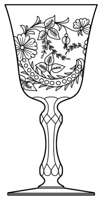Virginia Water Goblet by St Louis-1