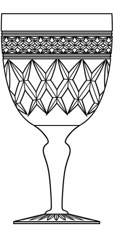 Braemar Water Goblet by Stuart-1