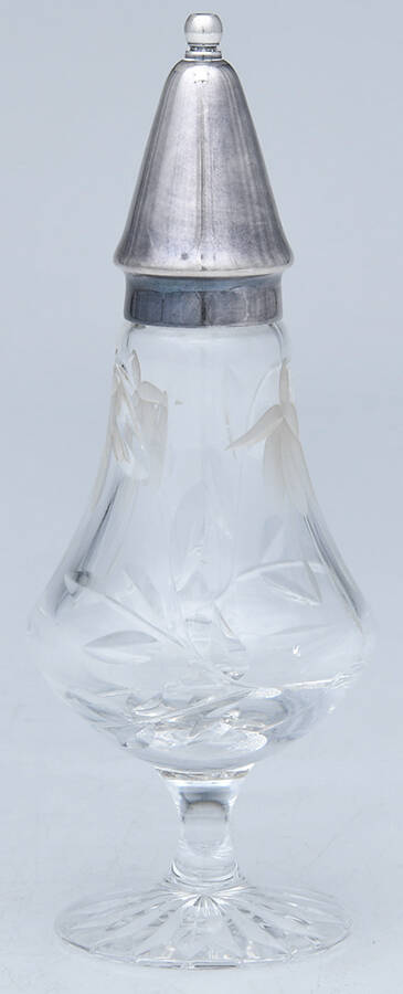 Cascade Footed Shaker & Metal Lid by Stuart-1