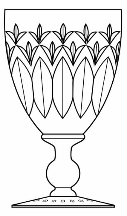 Cathedral Water Goblet by Stuart-1