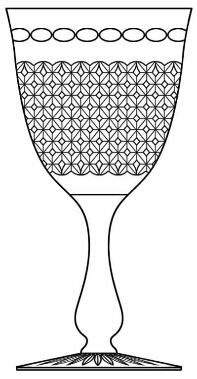 Catherine (Smooth Bulbous) Water Goblet by Stuart-1