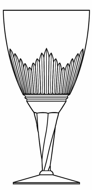 Coronation Water Goblet by Stuart-1