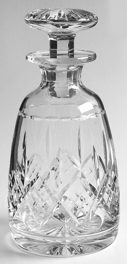 Glencoe Clear Square Decanter & Stopper by Stuart-1