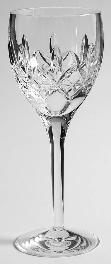 Glencoe Clear Water Goblet by Stuart-1