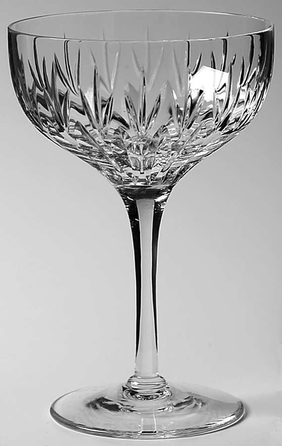 Litchfield Clear (Cut) Champagne/Tall Sherbet by Stuart-1