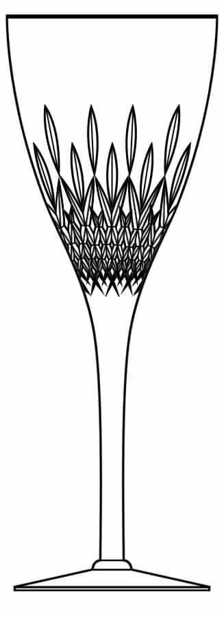Madison Gold Water Goblet by Stuart-1