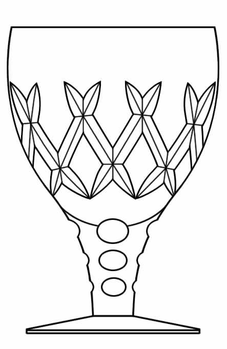 Melrose Water Goblet by Stuart-1