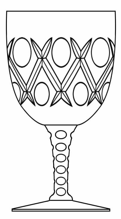 Norfolk Water Goblet by Stuart-1