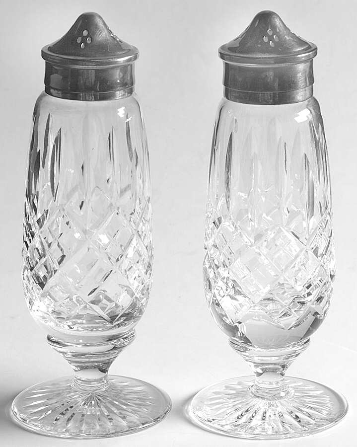 Shaftesbury Footed Shaker Set & Metal Lids by Stuart-1