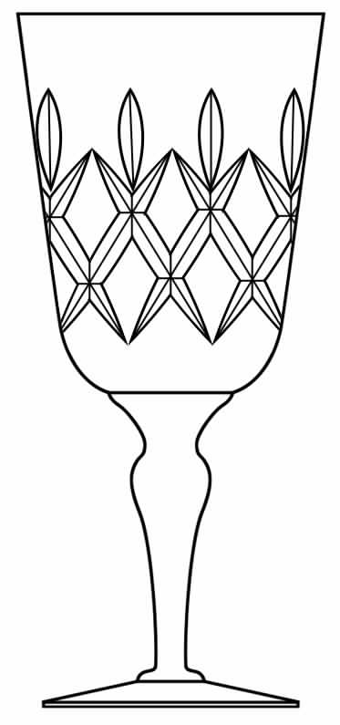 Tintern Water Goblet by Stuart-1