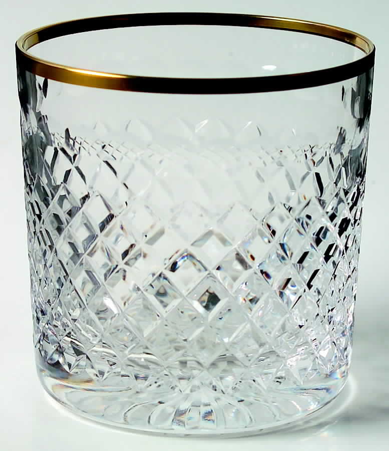 Victoria Clear (Gold Trim) Double Old Fashioned by Stuart-1