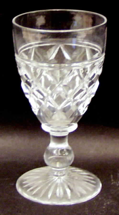 Victoria (No Trim, Cut) Sherry Glass by Stuart-1
