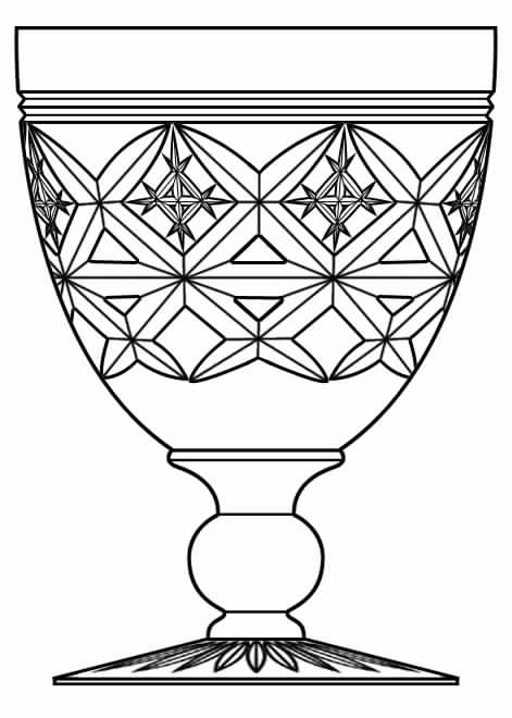 Waverley Water Goblet by Stuart-1