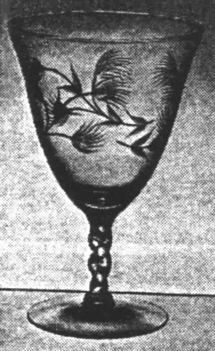 Gayety Water Goblet by Susquehanna-1