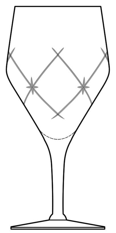 Orleans Clear Water Goblet by Susquehanna-1