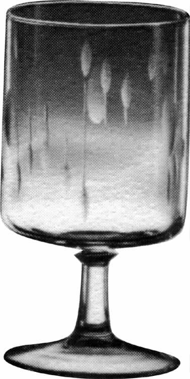 Reflection Water Goblet by Susquehanna-1