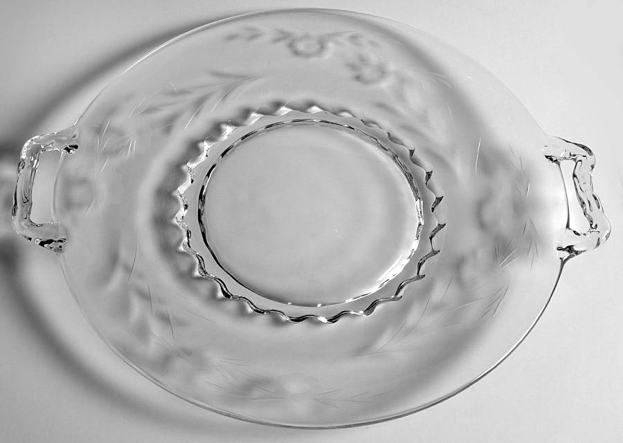 Rhapsody Handled Cake Plate by Susquehanna-1
