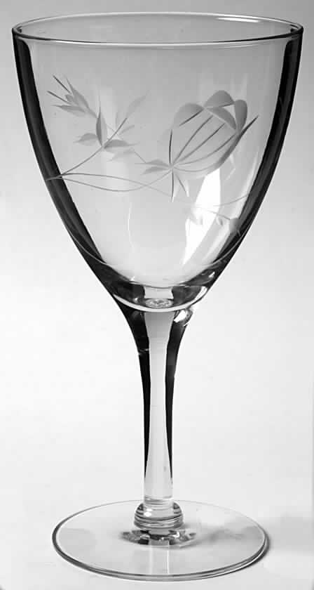 Sharon Rose Water Goblet by Susquehanna-1