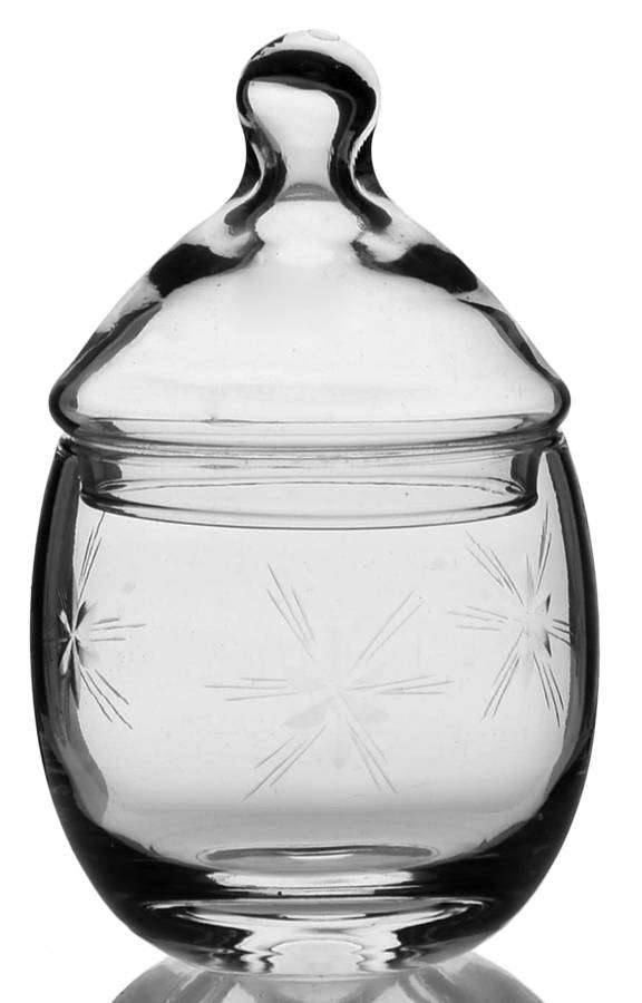 Six Point Star (Stem #4151) Candy Dish & Lid by Susquehanna-1