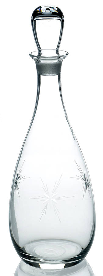 Six Point Star (Stem #4151) Decanter & Stopper by Susquehanna-1
