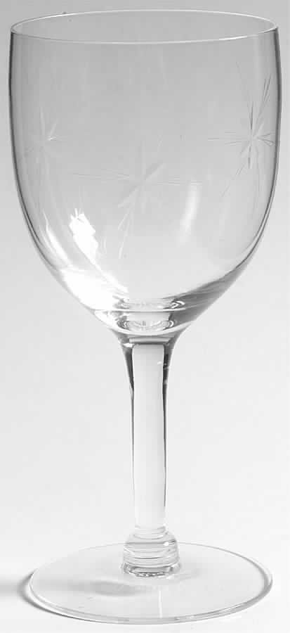 Six Point Star (Stem #4151) Water Goblet by Susquehanna-1