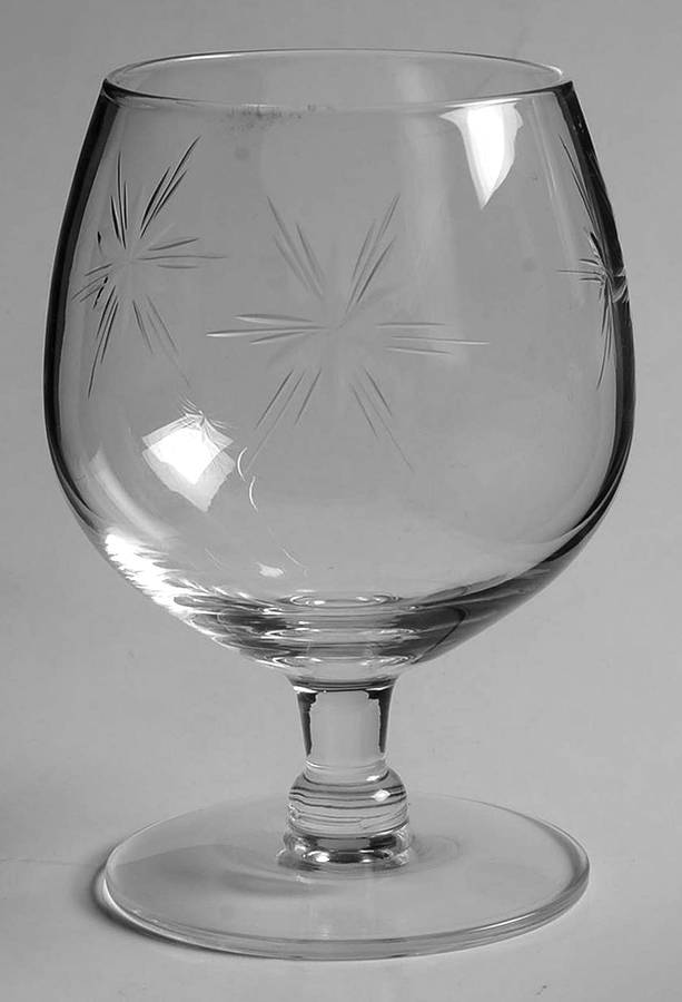 Six Point Star (Stem #4151) 6 Oz Brandy Glass by Susquehanna-1