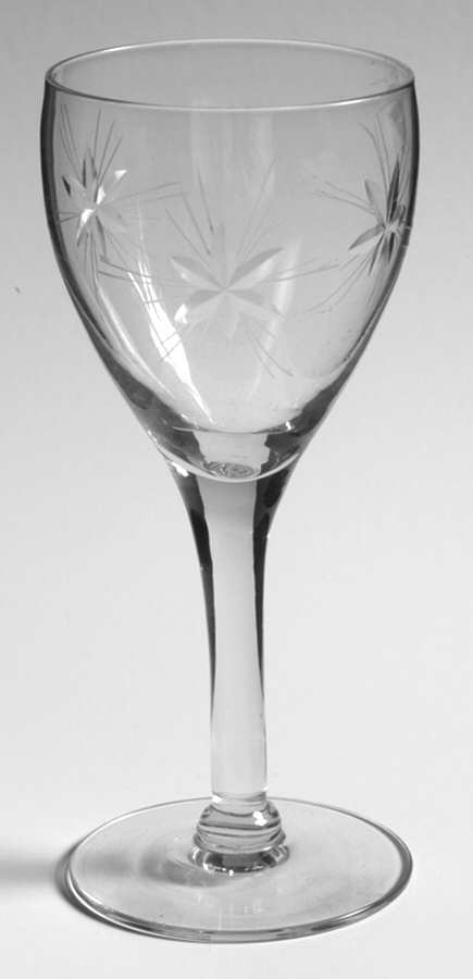 Six Point Star (Stem #4151) Wine Glass by Susquehanna-1