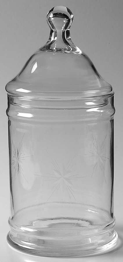 Six Point Star (Stem #4151) Candy Dish & Lid by Susquehanna-1