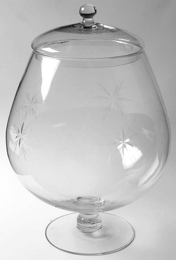 Six Point Star (Stem #4151) Punch Bowl & Lid by Susquehanna-1