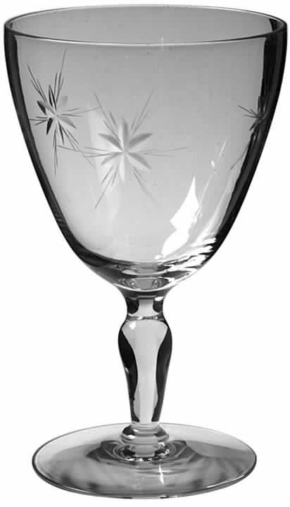 Six Point Star (Stem #42) Water Goblet by Susquehanna-1