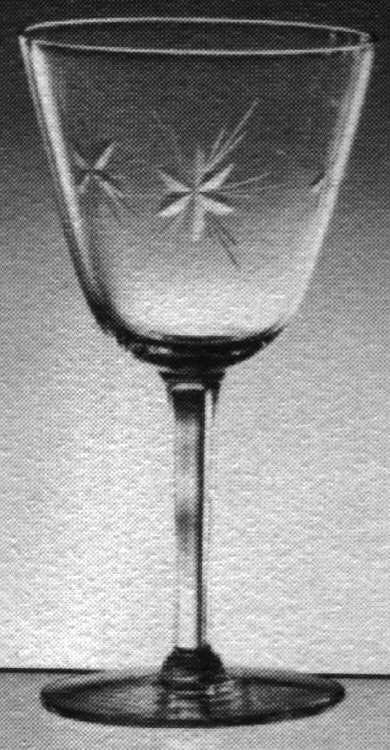 Six Point Star (Stem #61) Water Goblet by Susquehanna-1