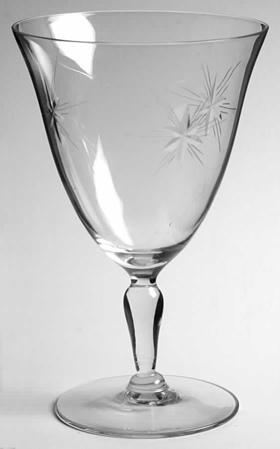 Six Point Star (Stem 56) Water Goblet by Susquehanna-1