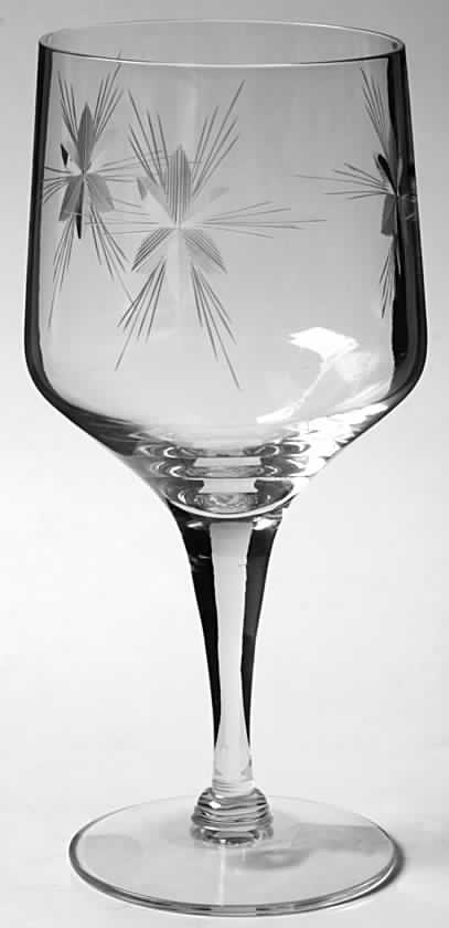 Six Point Star (Stem S200) Water Goblet by Susquehanna-1