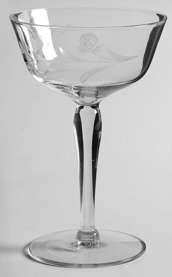 Old Rose Champagne/Tall Sherbet by Sevron-1