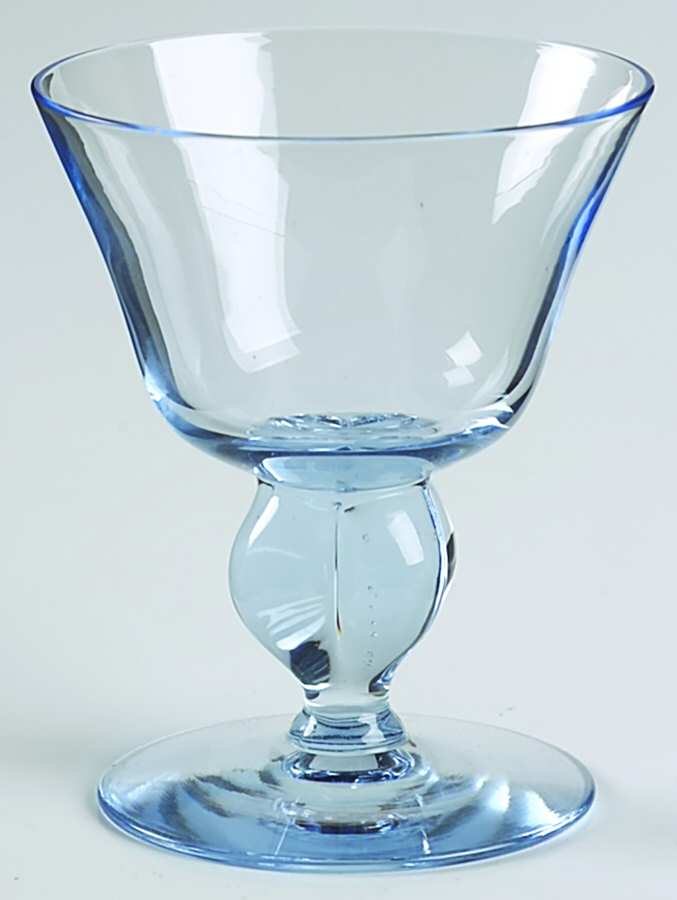Gulli Blue Champagne/Tall Sherbet by Swedish-1