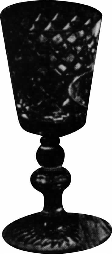 Bruce Water Goblet by Stevens & Williams-1