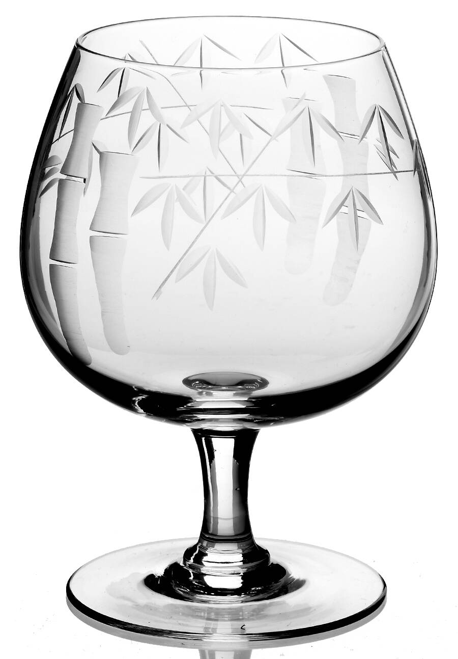 Bamboo (Smooth Bulbous Stem) Brandy Glass by Sasaki-1