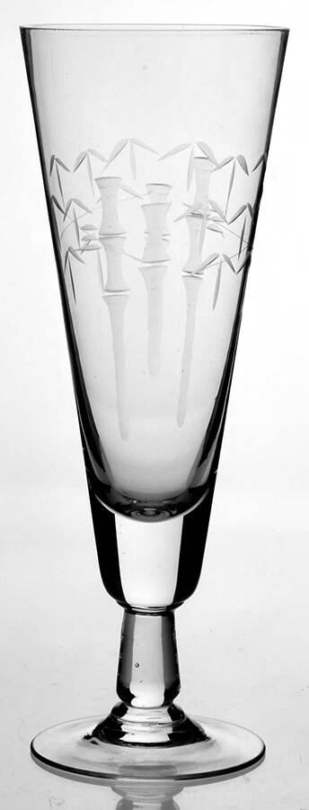 Bamboo (Smooth Bulbous Stem) Pilsner Glass by Sasaki-1