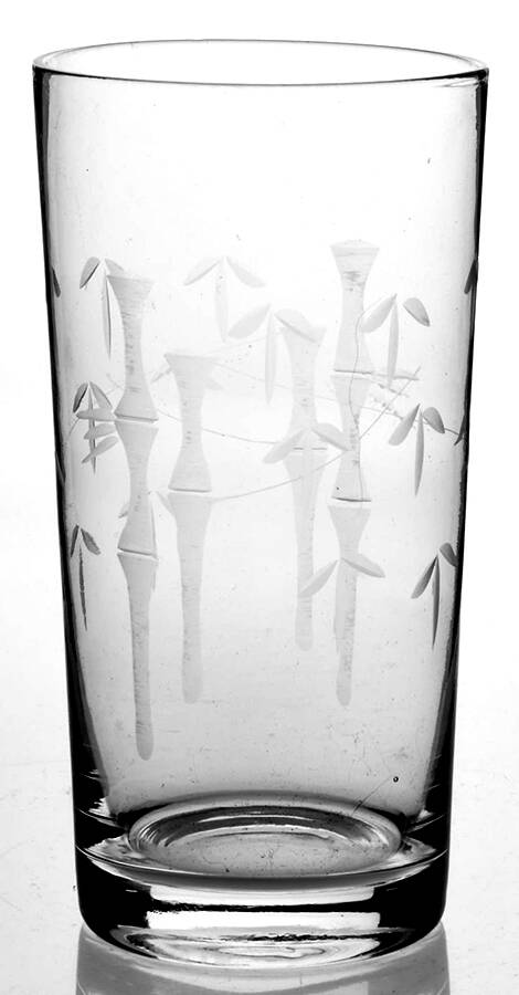 Bamboo (Smooth Bulbous Stem) Highball Glass by Sasaki-1