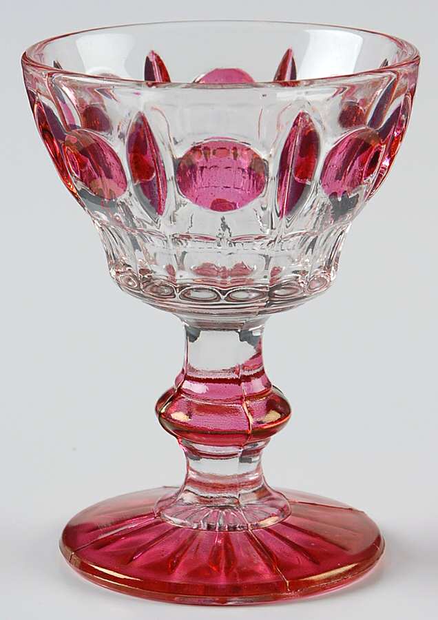 Classique-Cranberry Flash Liquor Cocktail by Rainbow Art Glass-1