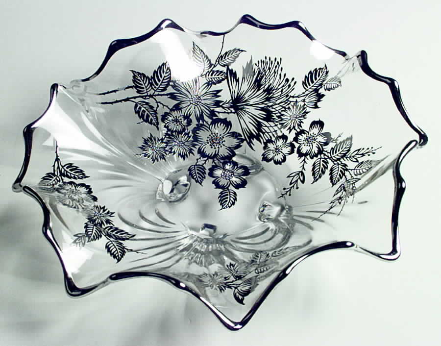 Springtime Crimped Bowl by Silver City-1