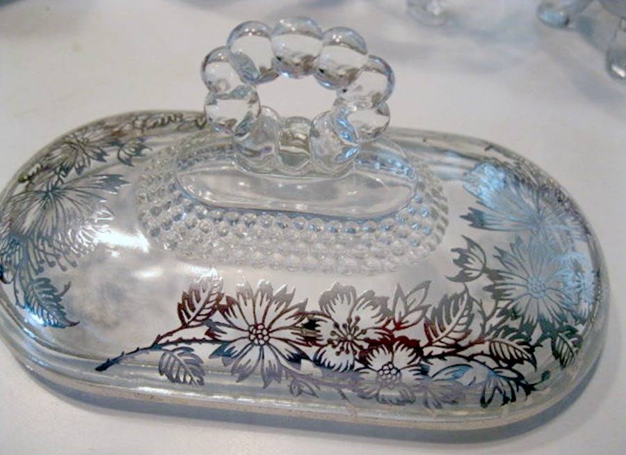 Springtime Lid for 1/4 Pound Butter by Silver City-1