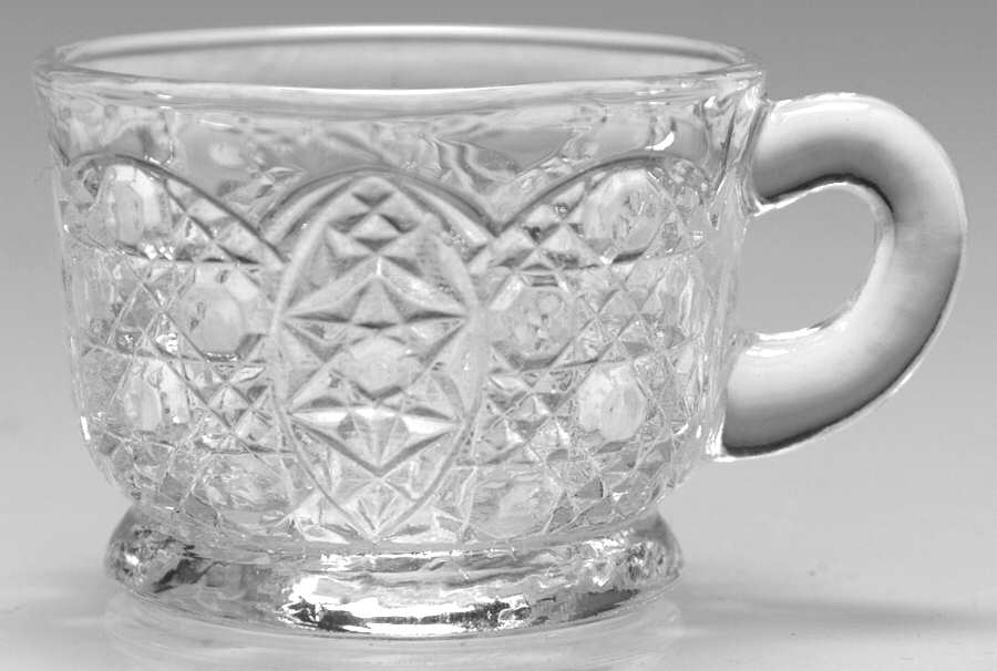 Daisy and Button Clear (Punch Set) Punch Cup by Smith Glass -1