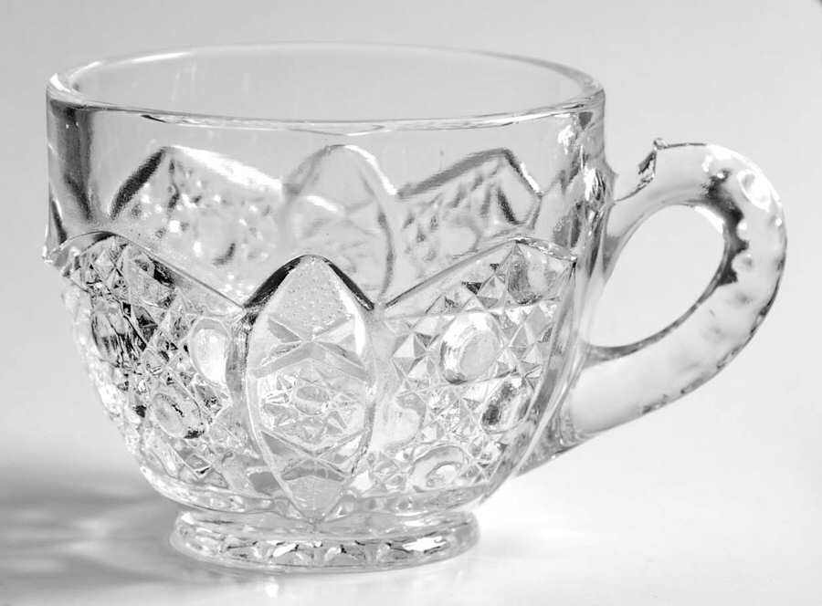 Daisy and Button Clear (Punch Set) Punch Cup by Smith Glass -1