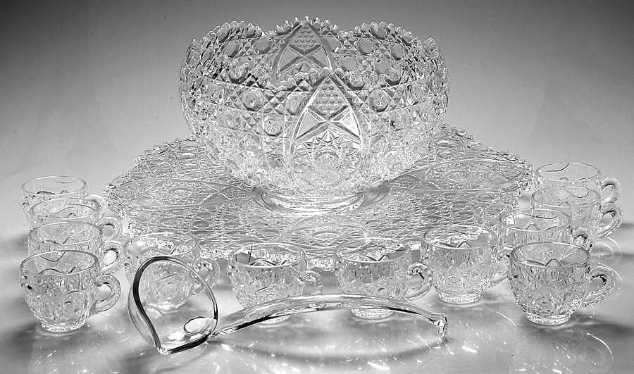 Daisy and Button Clear (Punch Set) (15 Piece) Punch Set (PUN,UNP,LA,PCU2) by Smith Glass -1