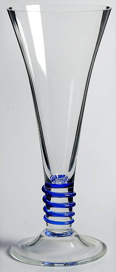 Azzuro Blue Fluted Champagne by Sasaki-1